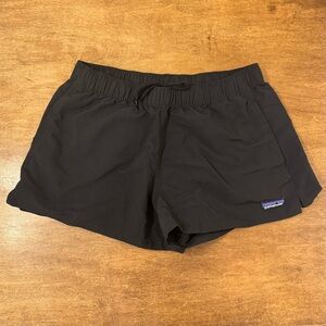 Patagonia Women's Barely Baggies Nylon Shorts 2.5 Inch Inseam Black Size Small